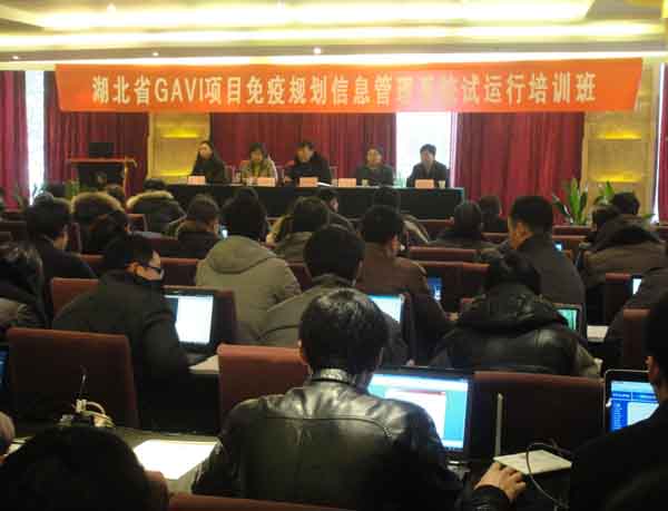 湖北省GAVI项目免疫规划信息管理系统试运行骨干培训班在汉召开